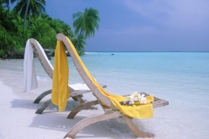 Chairs on a Tropical Beach